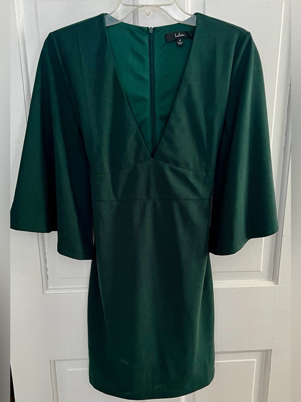NWT Lulus size M Dark green knit dress size M